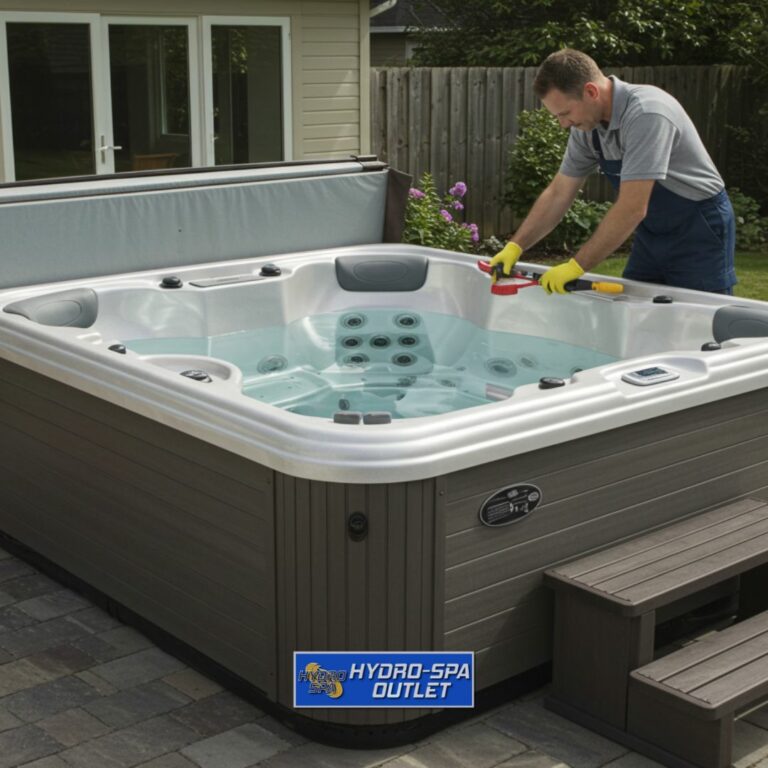 Hot Tub Drain and Cleaning