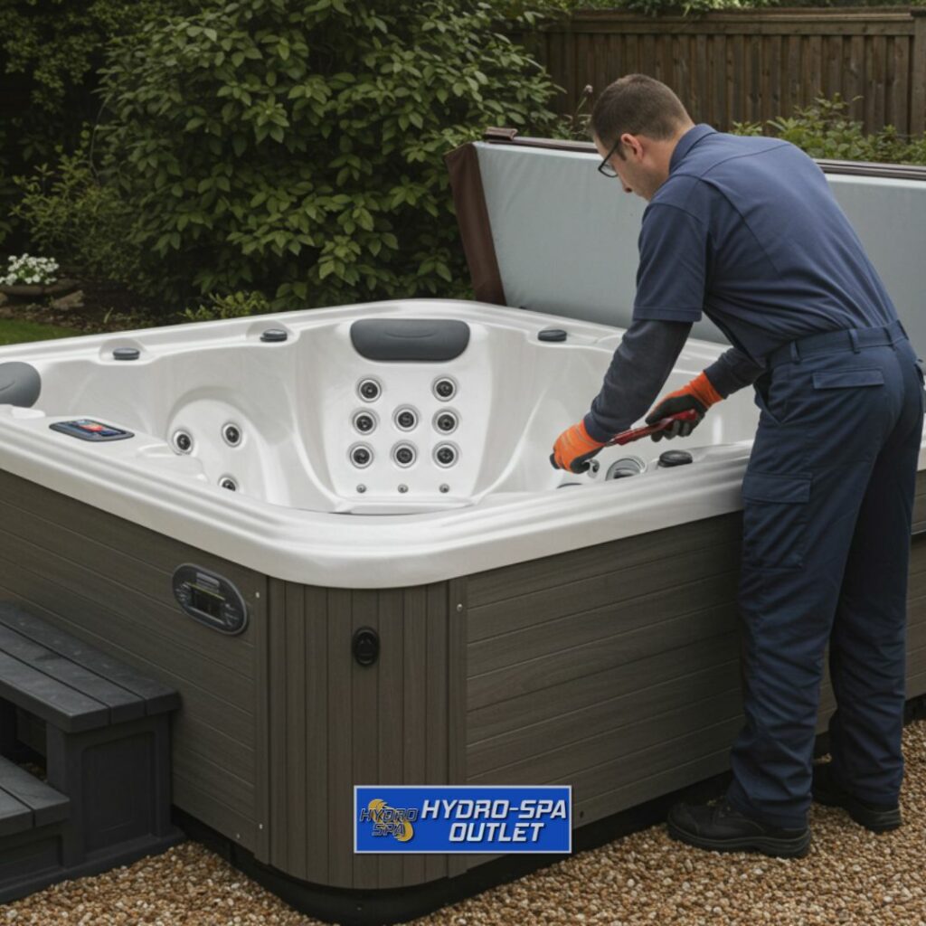 Hot Tub Drain and Cleaning