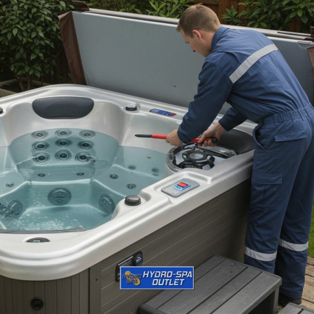 Hot Tub Drain and Cleaning