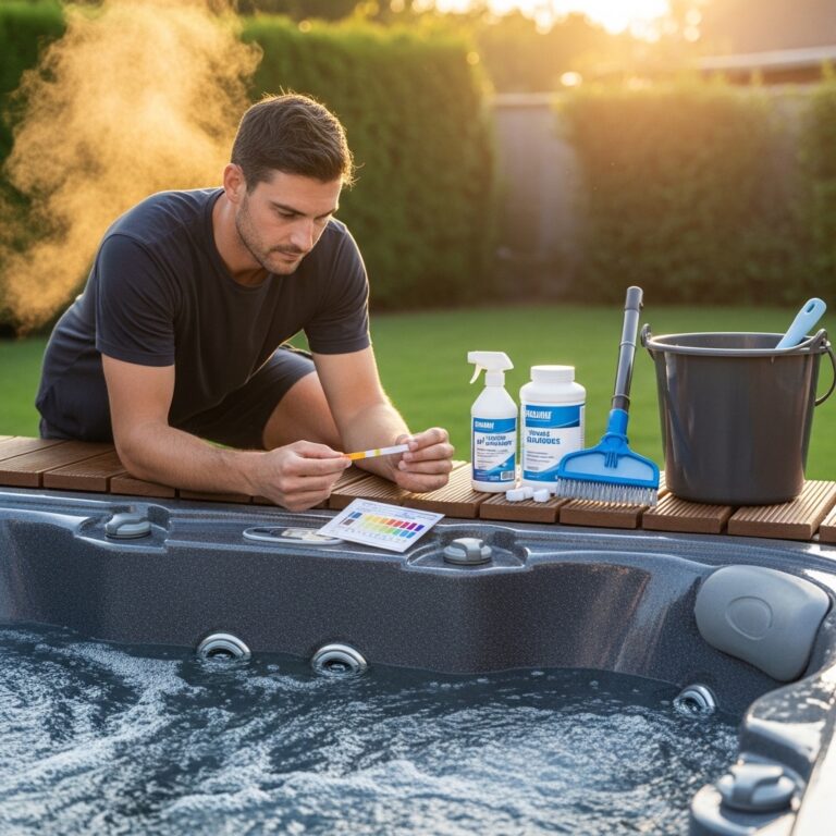 Hot tub maintenance