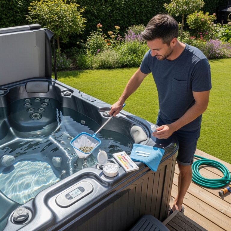 Hot tub maintenance