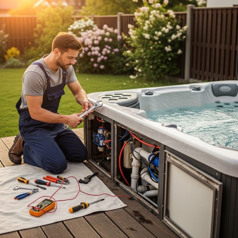 Hot tub repair