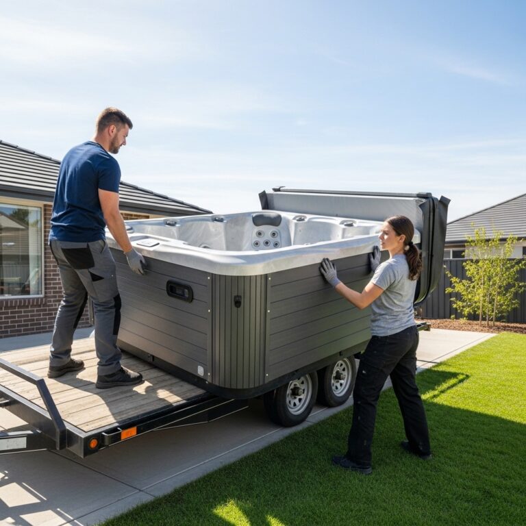 How to Move a Hot Tub Through Tight Spaces