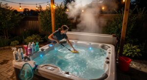 Hot tub maintenance