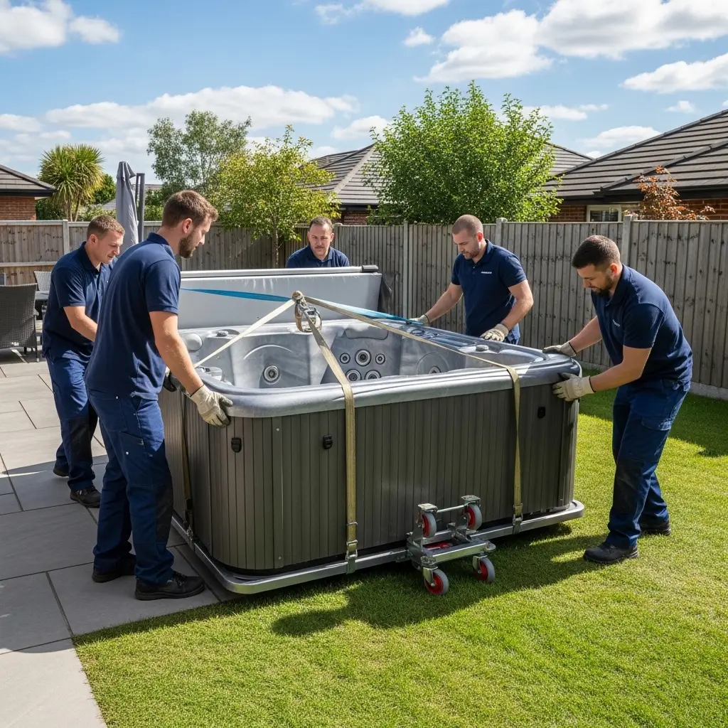 hot tub movers