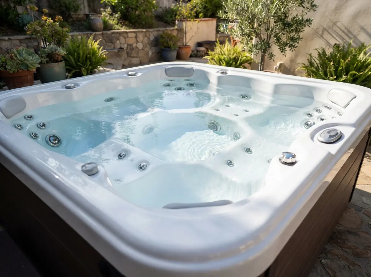 Hot tub cleaning