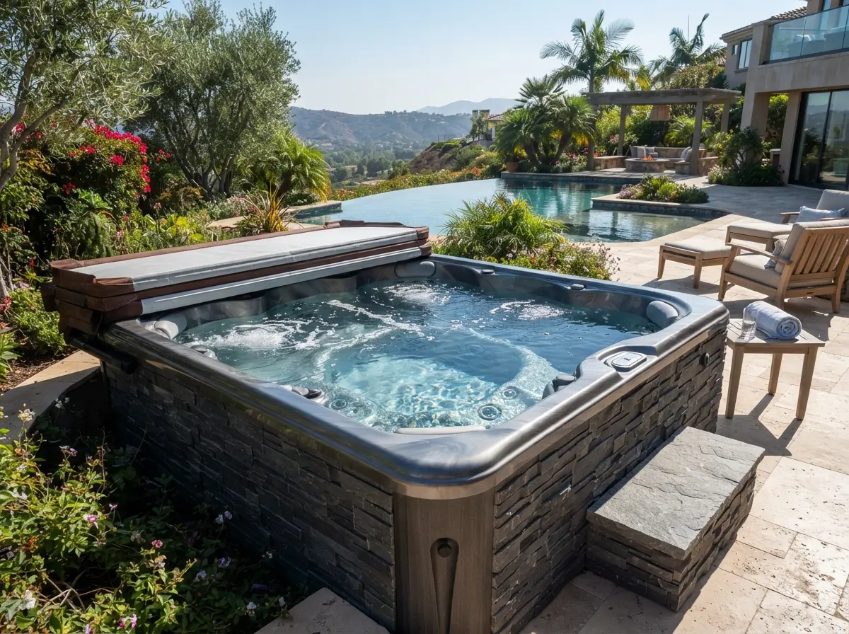 Hot tub cleaning