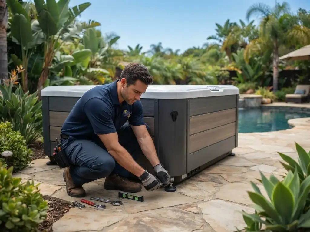 hot tub installation