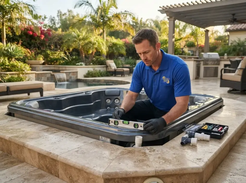 hot tub installation