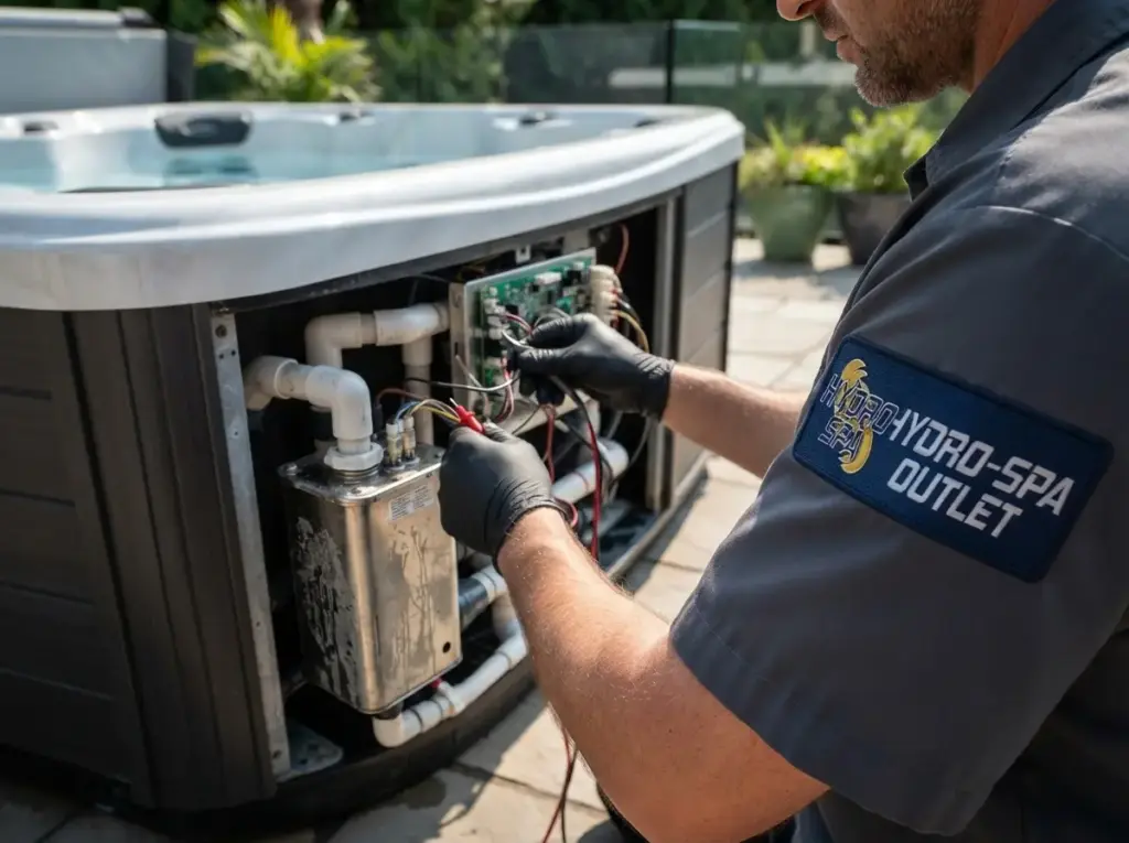 Hot tub maintenance